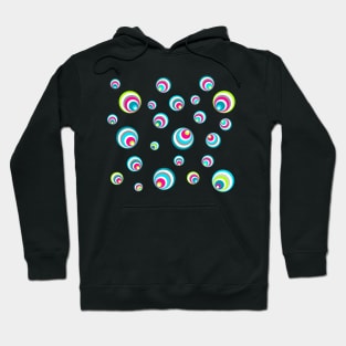 Pop Art Bubbles - neonlights Hoodie